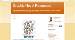 Desktop Screenshot of graphicnovelresources.blogspot.com