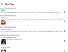 Tablet Screenshot of devilishdiva1.blogspot.com