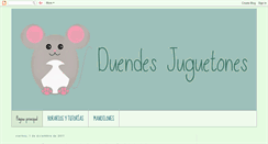 Desktop Screenshot of duendesjuguetones.blogspot.com