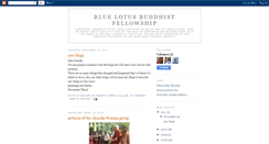 Desktop Screenshot of bluelotusbuddhistfellowship.blogspot.com