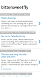 Mobile Screenshot of bittersweetfly.blogspot.com