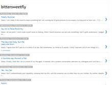 Tablet Screenshot of bittersweetfly.blogspot.com