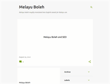 Tablet Screenshot of melayucan.blogspot.com