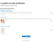 Tablet Screenshot of claudio-acciari-interview.blogspot.com