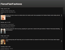Tablet Screenshot of fiercefashionz.blogspot.com