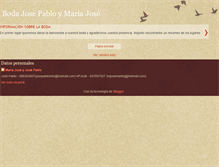 Tablet Screenshot of mariajoseyjosepablo.blogspot.com