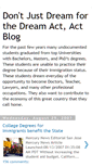 Mobile Screenshot of dontdreamact.blogspot.com