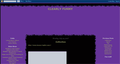 Desktop Screenshot of clearlyfunny.blogspot.com