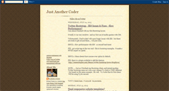 Desktop Screenshot of just-another-coder.blogspot.com