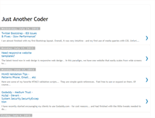 Tablet Screenshot of just-another-coder.blogspot.com