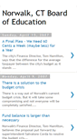 Mobile Screenshot of norwalkctboe.blogspot.com