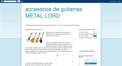 Desktop Screenshot of guitarmetallord.blogspot.com