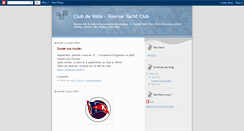 Desktop Screenshot of club-de-voile.blogspot.com