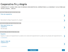 Tablet Screenshot of cooperativafeyalegria.blogspot.com