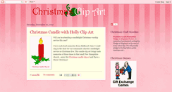 Desktop Screenshot of free-christmas-clipart.blogspot.com