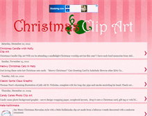 Tablet Screenshot of free-christmas-clipart.blogspot.com