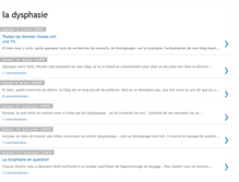 Tablet Screenshot of la-dysphasie-cest-quoi.blogspot.com
