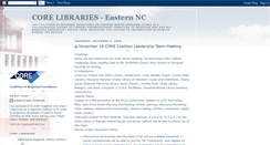 Desktop Screenshot of corelibraries-easternnc.blogspot.com