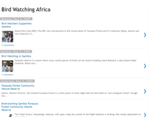 Tablet Screenshot of bird-watching-africa.blogspot.com