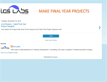 Tablet Screenshot of finalyearprojectsbanglore.blogspot.com