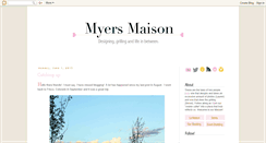 Desktop Screenshot of myersmaison.blogspot.com