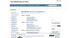 Desktop Screenshot of learnsqltips.blogspot.com