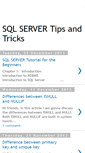 Mobile Screenshot of learnsqltips.blogspot.com