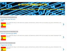 Tablet Screenshot of e-worldprojects.blogspot.com