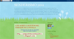 Desktop Screenshot of amigosdeloscaminos2011.blogspot.com