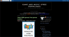 Desktop Screenshot of gamemusicdownload.blogspot.com