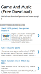 Mobile Screenshot of gamemusicdownload.blogspot.com