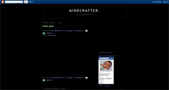 Desktop Screenshot of mindcrafter.blogspot.com