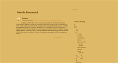 Desktop Screenshot of istoria-romaniei.blogspot.com