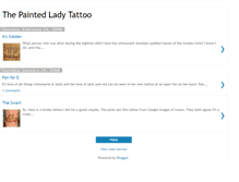 Tablet Screenshot of paintedladytattoo.blogspot.com