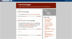 Desktop Screenshot of folkrorelser.blogspot.com