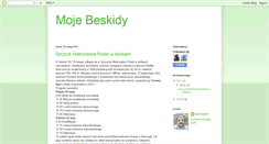 Desktop Screenshot of mojebeskidy.blogspot.com