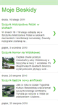 Mobile Screenshot of mojebeskidy.blogspot.com