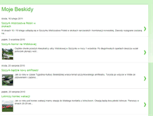 Tablet Screenshot of mojebeskidy.blogspot.com