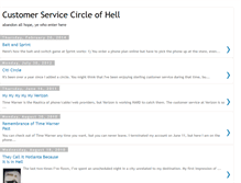 Tablet Screenshot of customerservicecircleofhell.blogspot.com