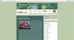 Desktop Screenshot of palm-spring.blogspot.com