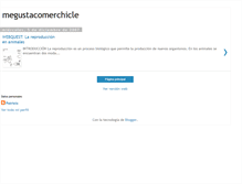 Tablet Screenshot of megustacomerchicle.blogspot.com