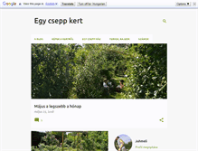 Tablet Screenshot of egycseppkert.blogspot.com