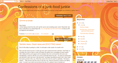 Desktop Screenshot of confessionsofajunk-foodjunkie.blogspot.com