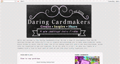 Desktop Screenshot of daringcardmakers.blogspot.com