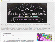 Tablet Screenshot of daringcardmakers.blogspot.com