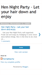 Mobile Screenshot of hen-night-party.blogspot.com