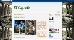 Desktop Screenshot of el-capricho.blogspot.com