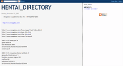 Desktop Screenshot of hentai-directory.blogspot.com