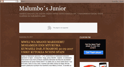 Desktop Screenshot of malumbosjr.blogspot.com