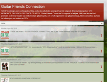 Tablet Screenshot of guitar-friends-connection.blogspot.com